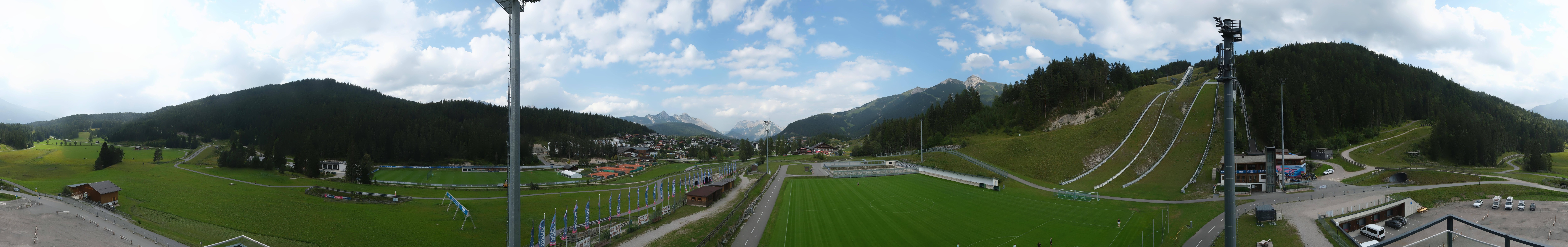 Archiv Foto Webcam Seefeld: Rundblick Casino Arena