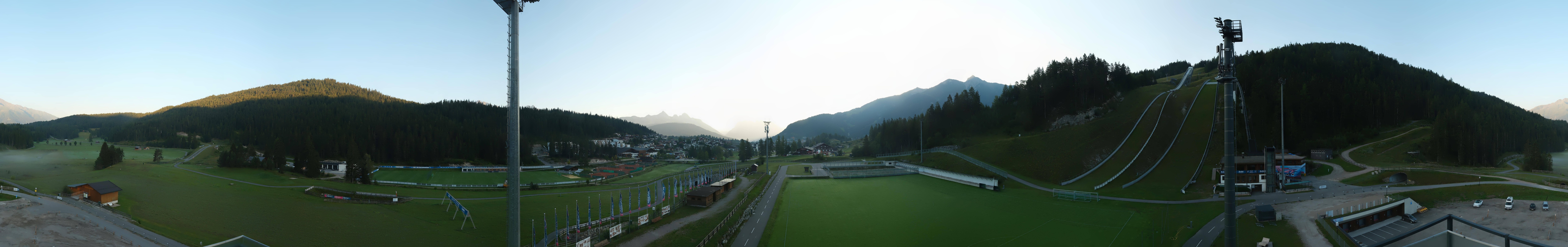 Archiv Foto Webcam Seefeld: Rundblick Casino Arena