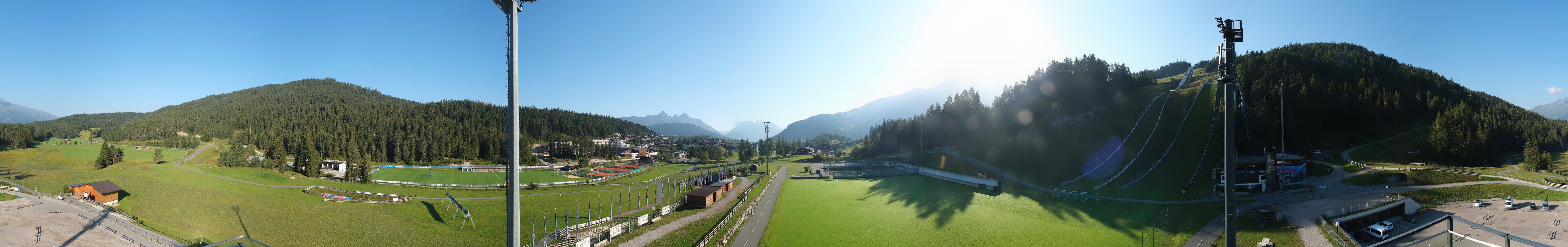 Archived image Webcam Panoramic view Seefeld Casino Arena
