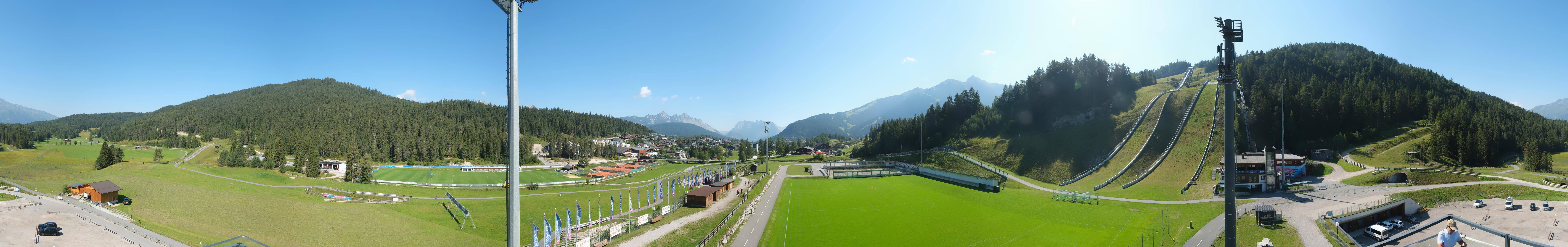 Archiv Foto Webcam Seefeld: Rundblick Casino Arena