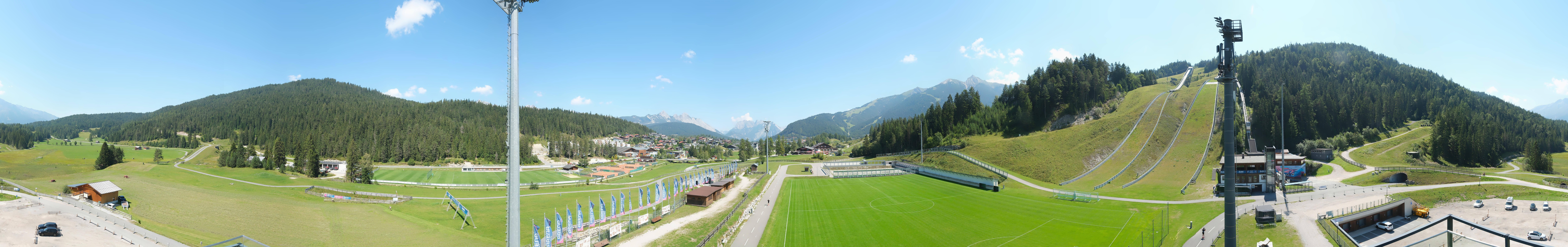 Archiv Foto Webcam Seefeld: Rundblick Casino Arena