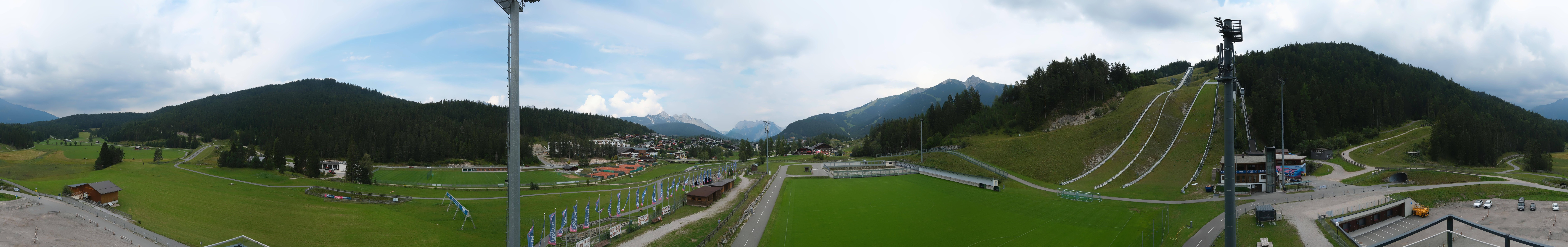 Archiv Foto Webcam Seefeld: Rundblick Casino Arena