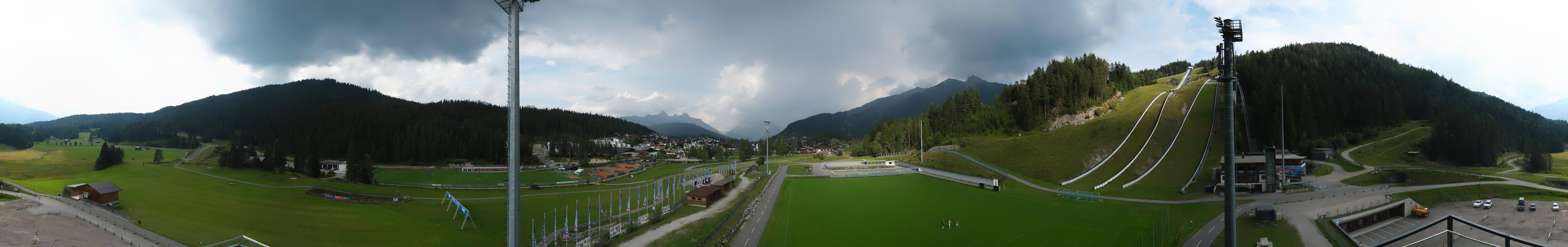 Archiv Foto Webcam Seefeld: Rundblick Casino Arena