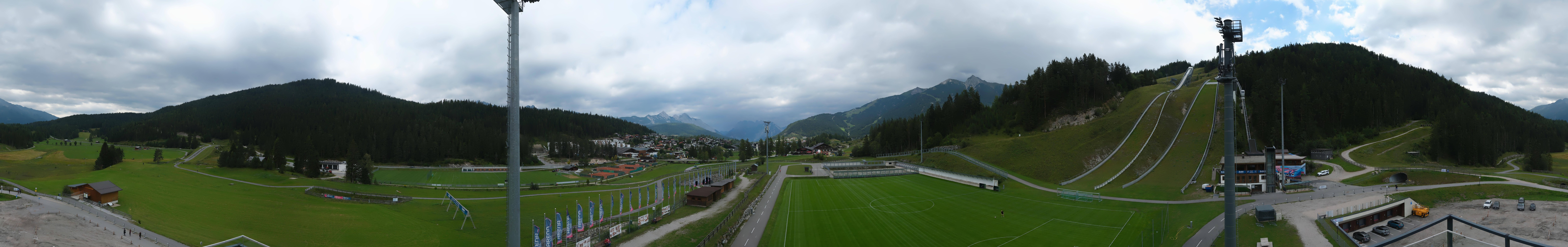 Archiv Foto Webcam Seefeld: Rundblick Casino Arena