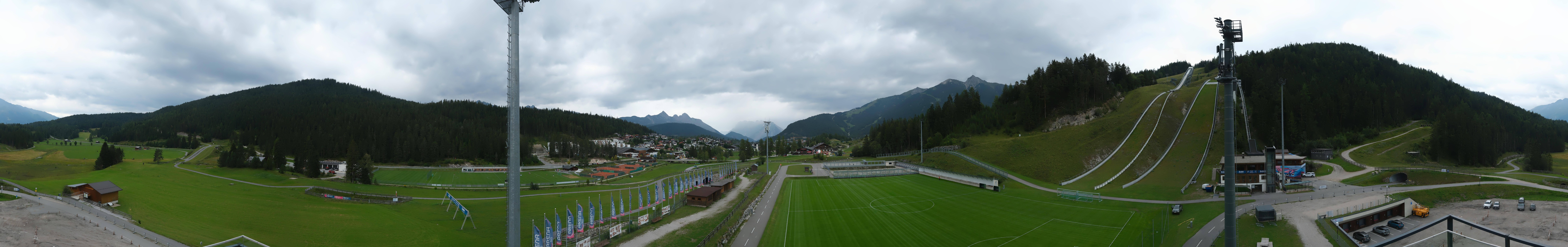 Archiv Foto Webcam Seefeld: Rundblick Casino Arena