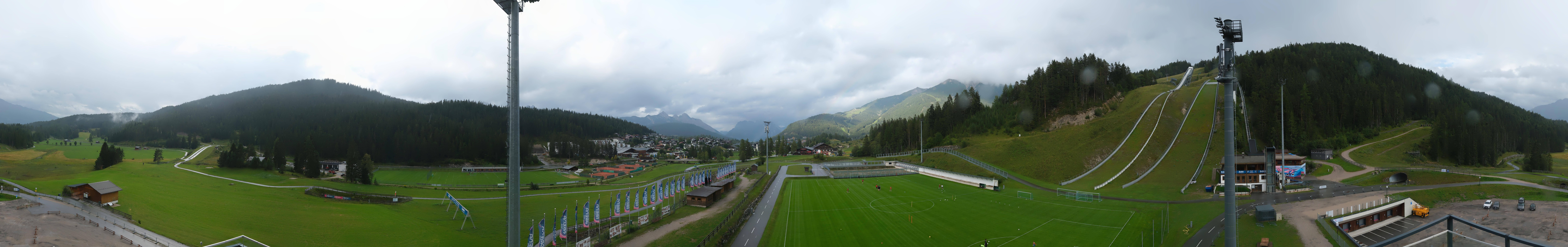 Archiv Foto Webcam Seefeld: Rundblick Casino Arena