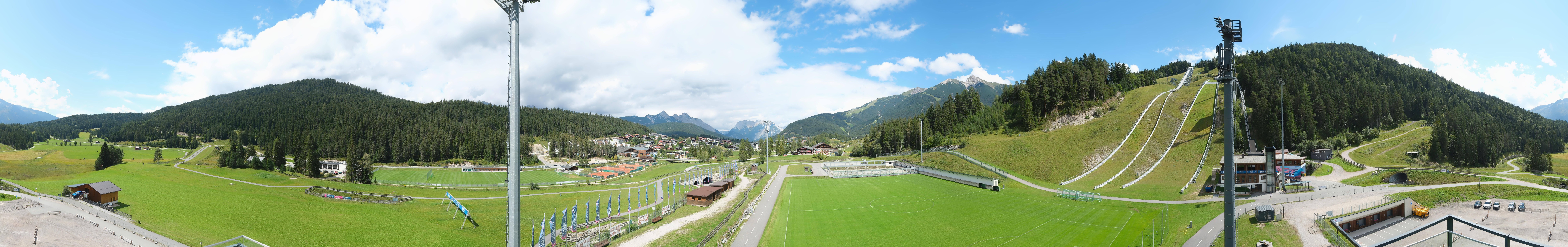 Archived image Webcam Panoramic view Seefeld Casino Arena