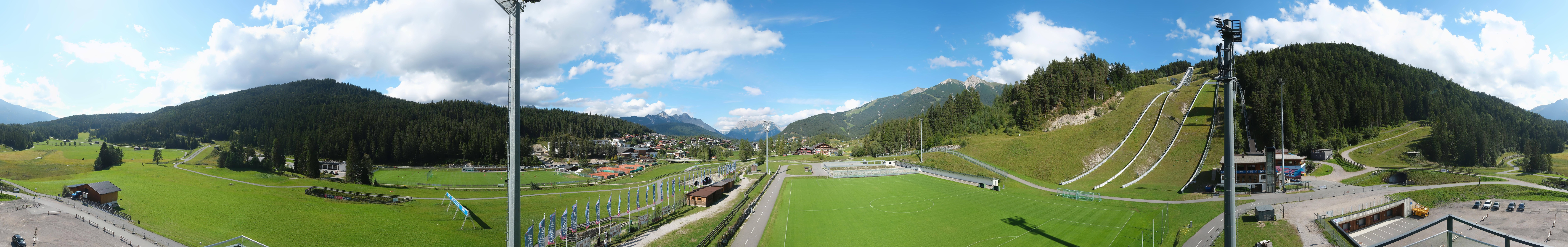 Archived image Webcam Panoramic view Seefeld Casino Arena