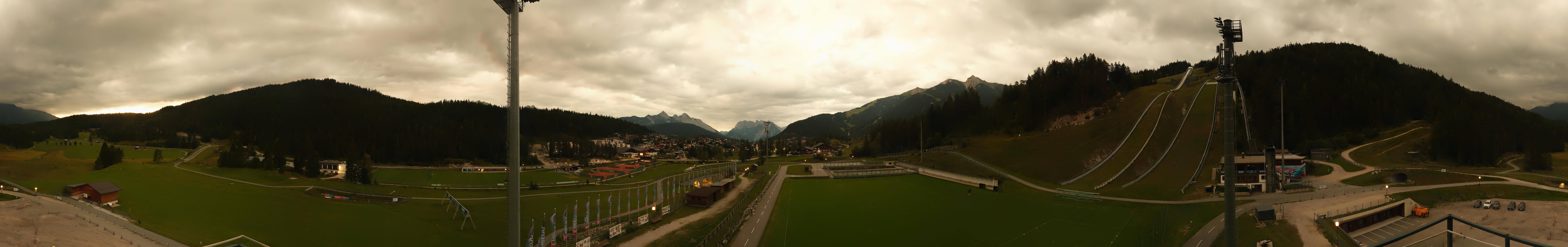 Archiv Foto Webcam Seefeld: Rundblick Casino Arena