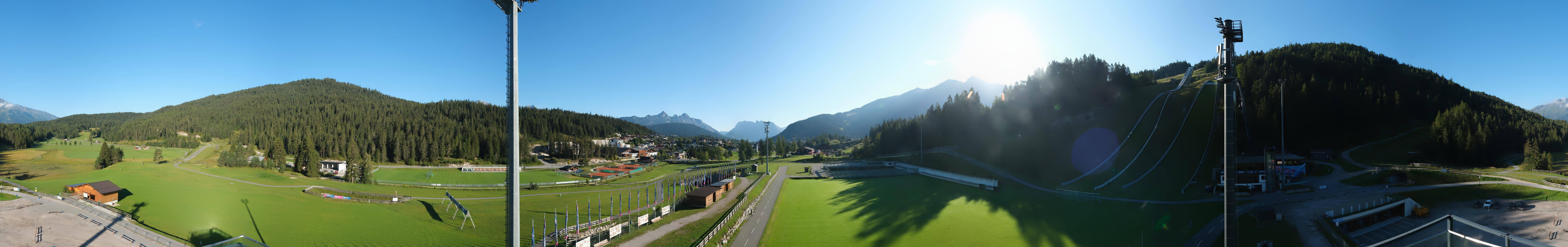 Archived image Webcam Panoramic view Seefeld Casino Arena