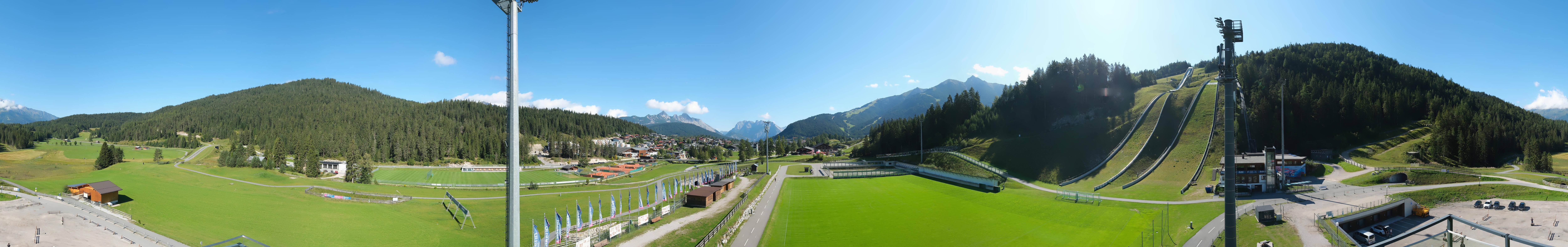 Archived image Webcam Panoramic view Seefeld Casino Arena
