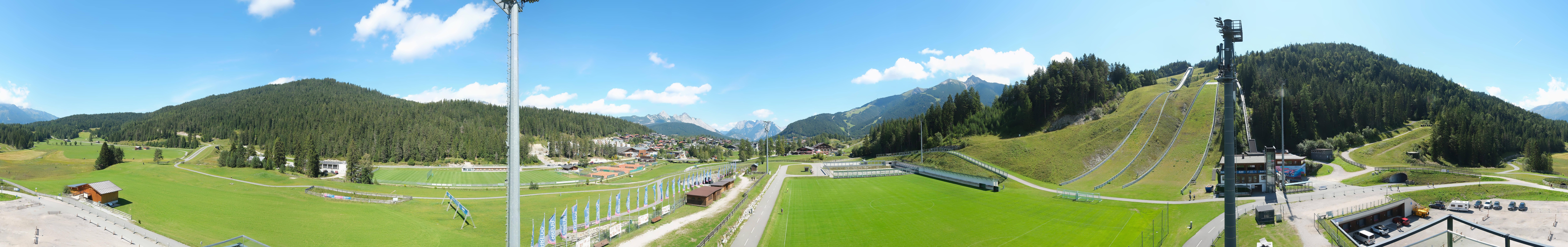 Archived image Webcam Panoramic view Seefeld Casino Arena
