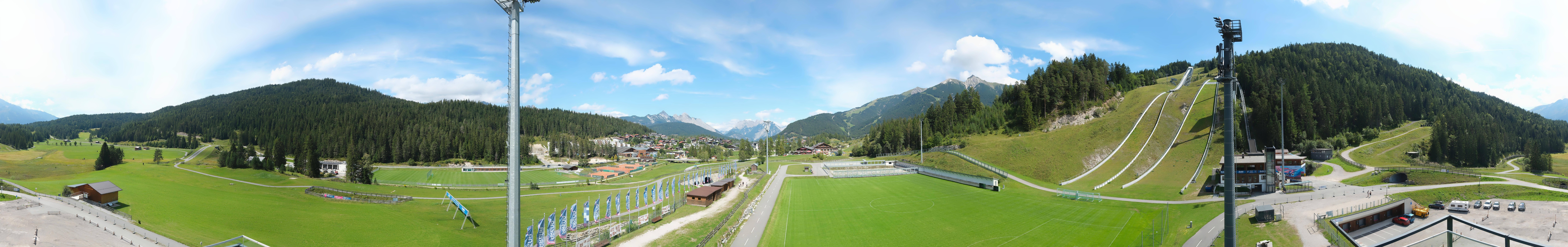Archived image Webcam Panoramic view Seefeld Casino Arena