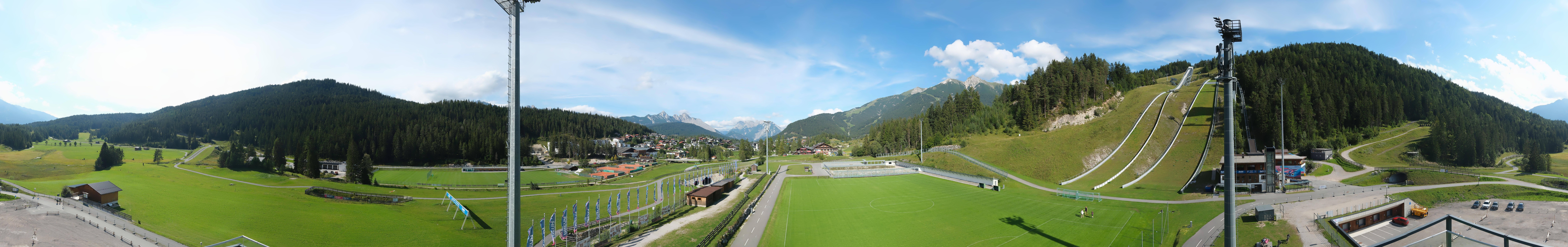 Archived image Webcam Panoramic view Seefeld Casino Arena