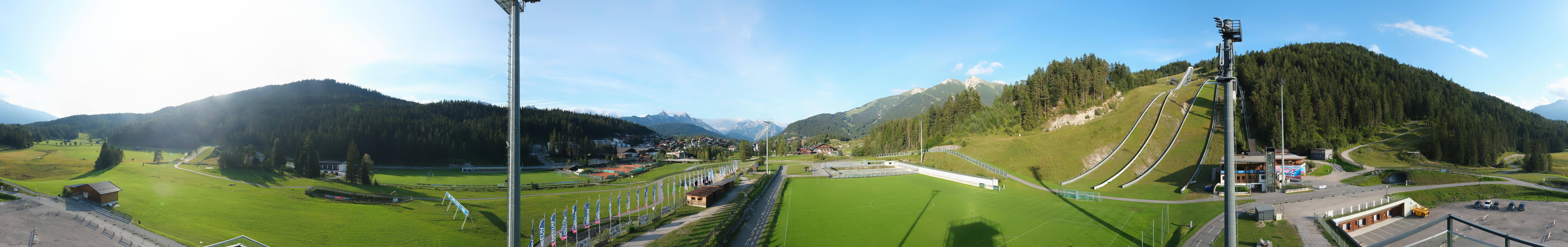 Archived image Webcam Panoramic view Seefeld Casino Arena