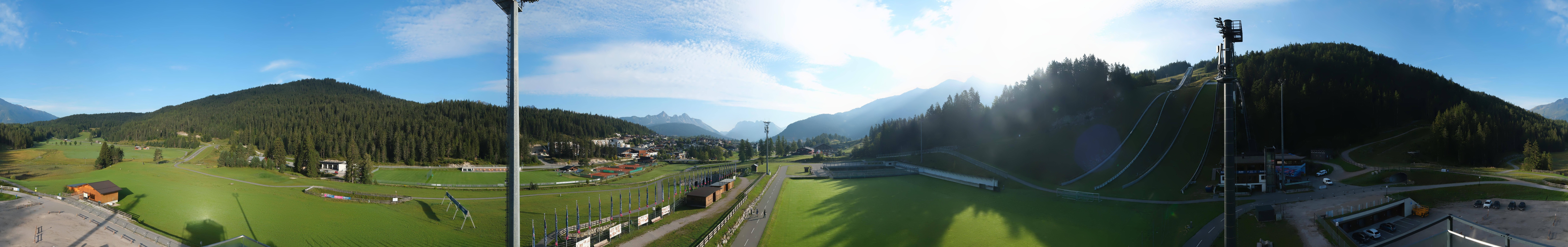 Archived image Webcam Panoramic view Seefeld Casino Arena