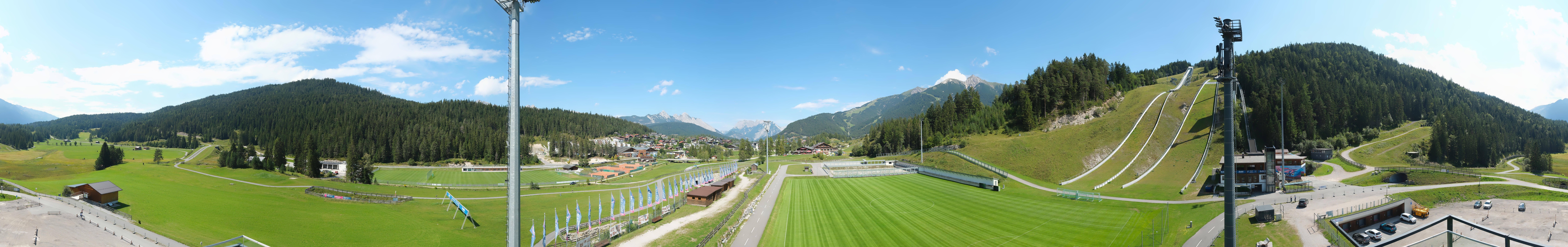 Archived image Webcam Panoramic view Seefeld Casino Arena