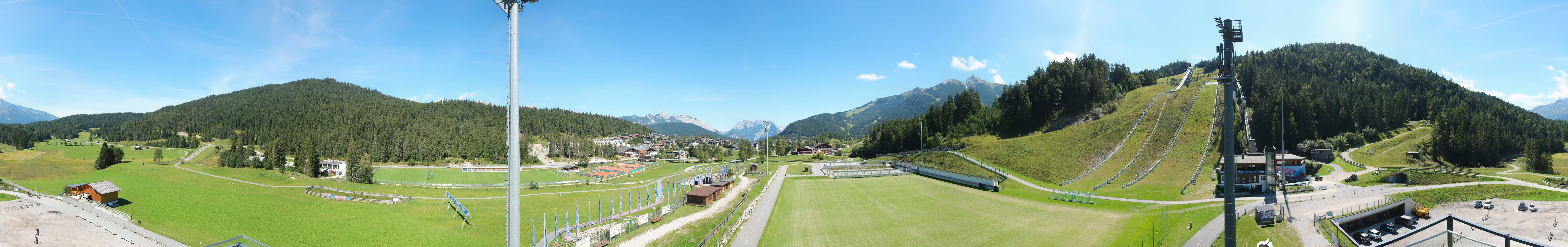 Archived image Webcam Panoramic view Seefeld Casino Arena