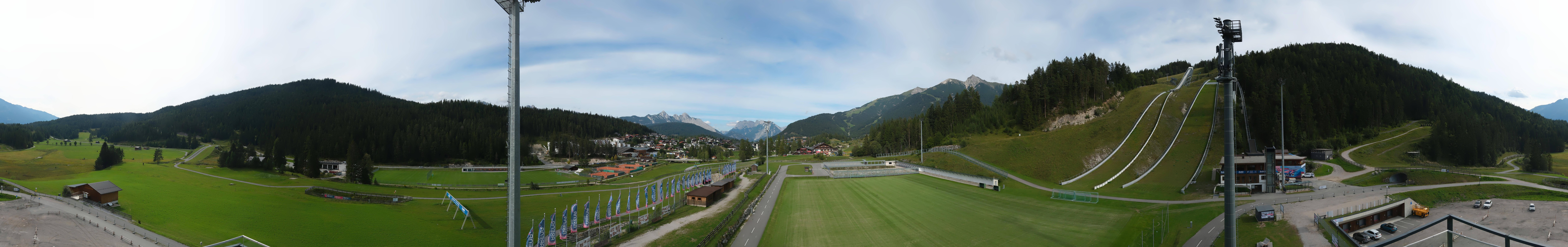 Archived image Webcam Panoramic view Seefeld Casino Arena