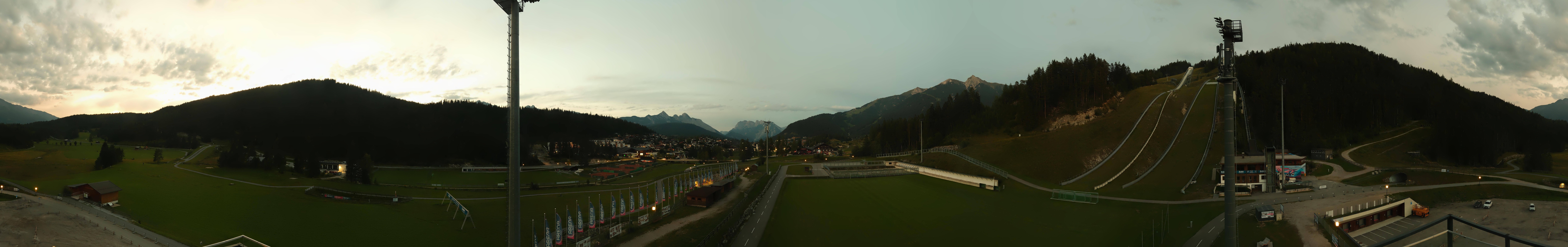 Archiv Foto Webcam Seefeld: Rundblick Casino Arena