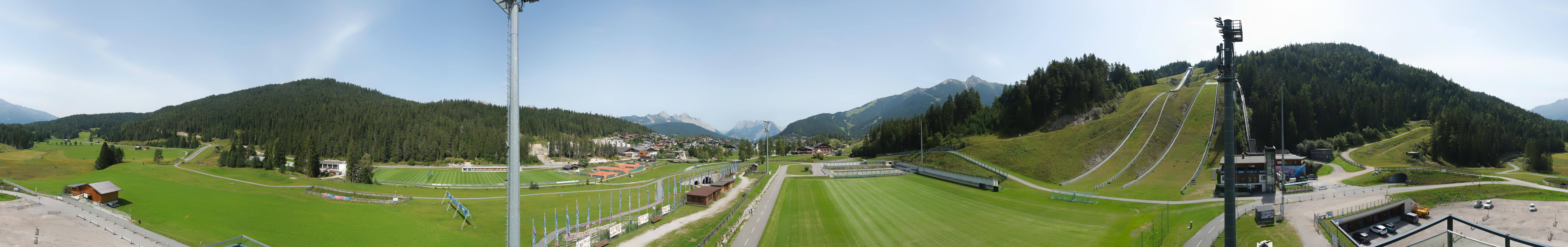 Archiv Foto Webcam Seefeld: Rundblick Casino Arena