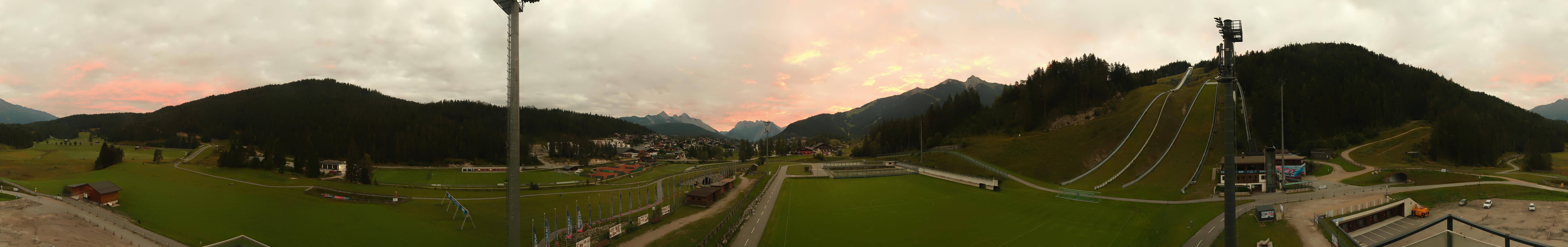 Archived image Webcam Panoramic view Seefeld Casino Arena