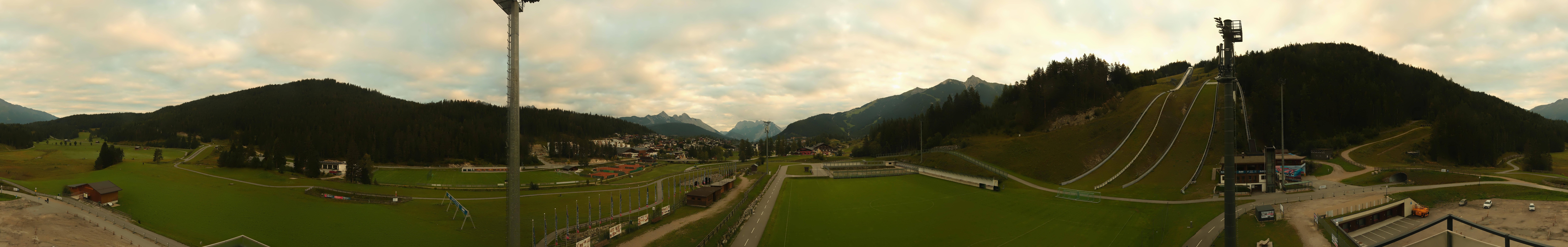 Archiv Foto Webcam Seefeld: Rundblick Casino Arena