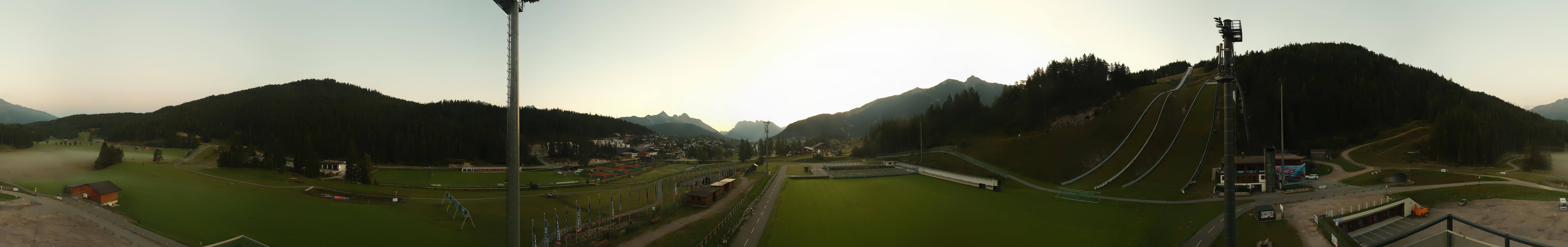 Archiv Foto Webcam Seefeld: Rundblick Casino Arena
