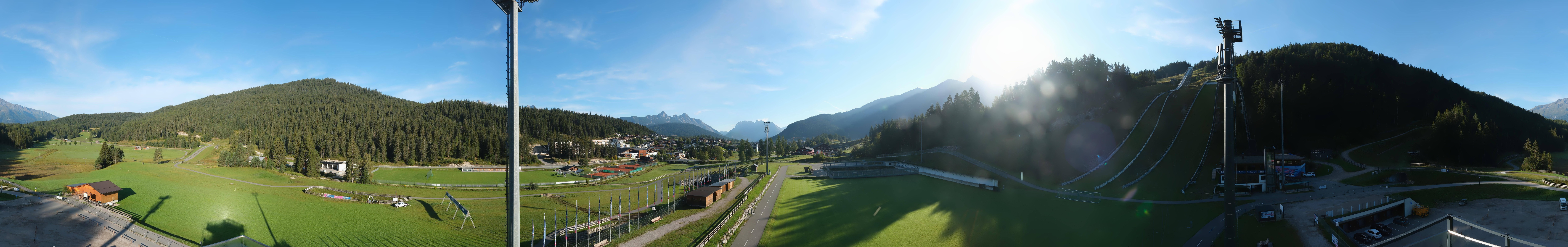 Archiv Foto Webcam Seefeld: Rundblick Casino Arena