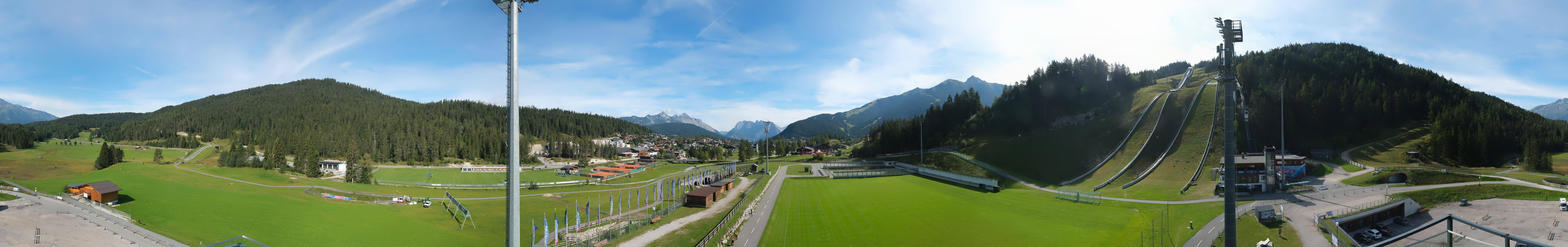 Archiv Foto Webcam Seefeld: Rundblick Casino Arena