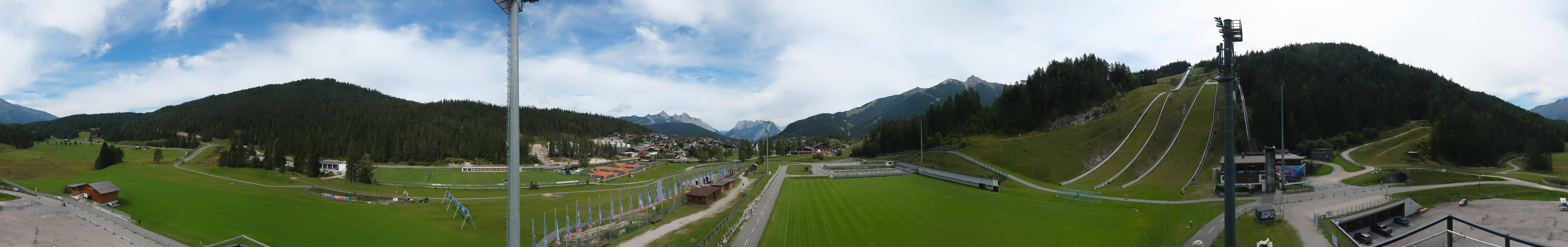 Archiv Foto Webcam Seefeld: Rundblick Casino Arena