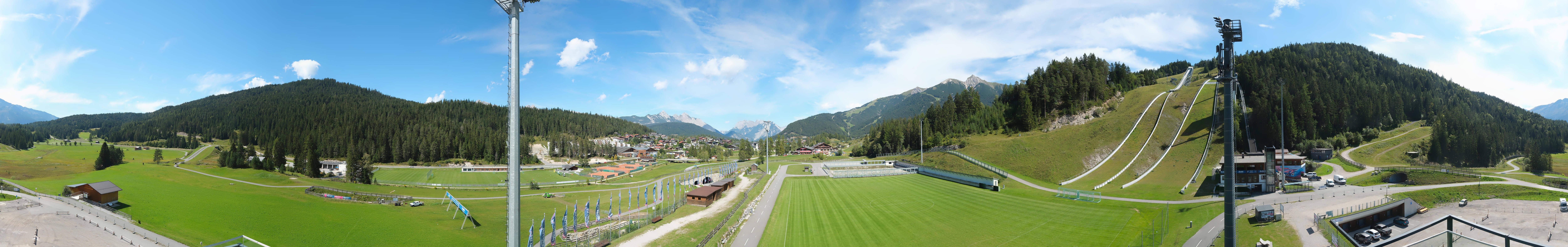 Archived image Webcam Panoramic view Seefeld Casino Arena
