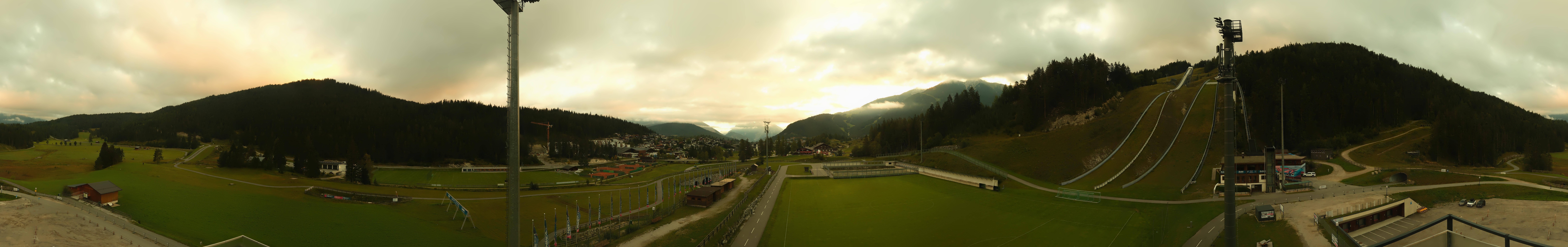 Archiv Foto Webcam Seefeld: Rundblick Casino Arena