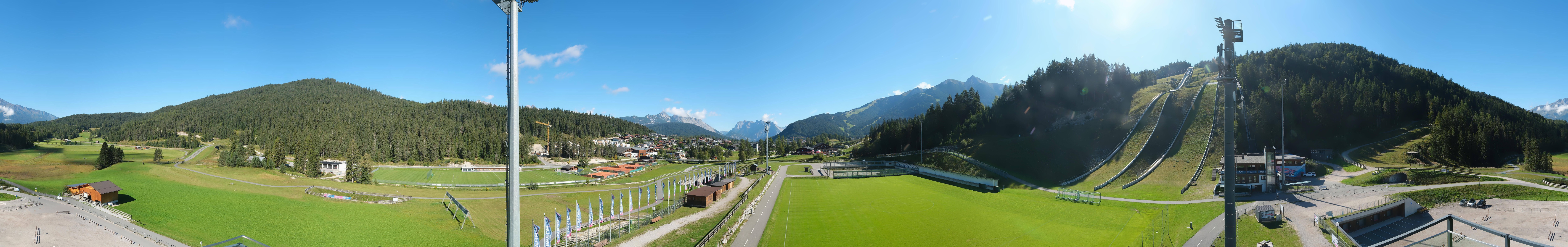 Archiv Foto Webcam Seefeld: Rundblick Casino Arena