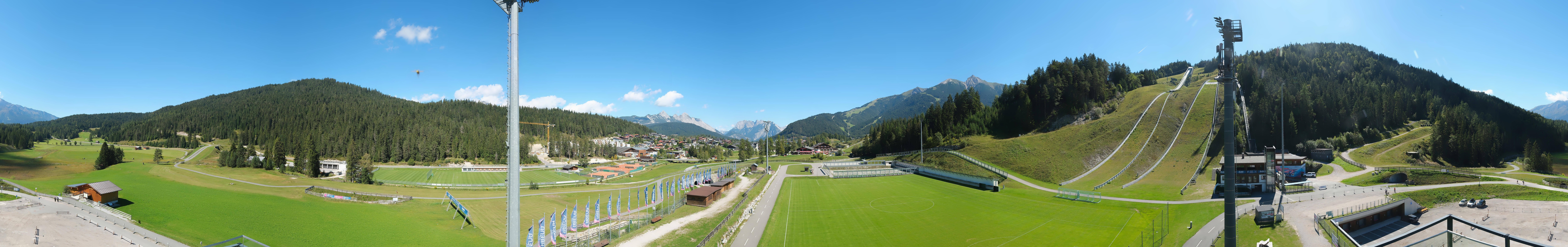 Archiv Foto Webcam Seefeld: Rundblick Casino Arena