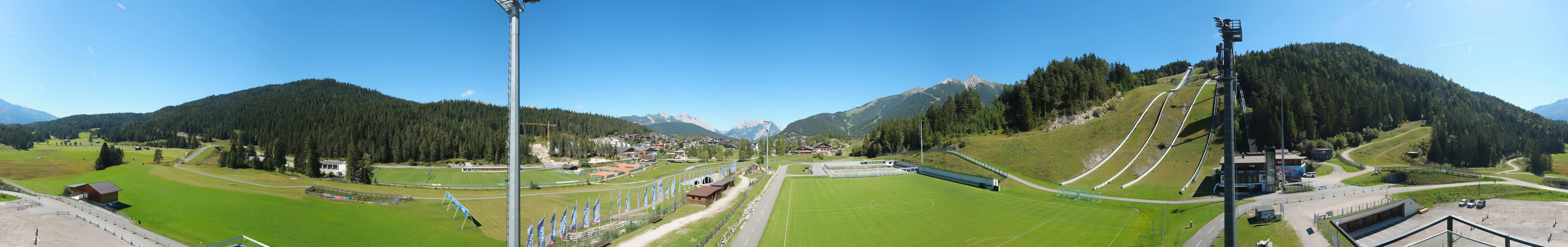 Archiv Foto Webcam Seefeld: Rundblick Casino Arena