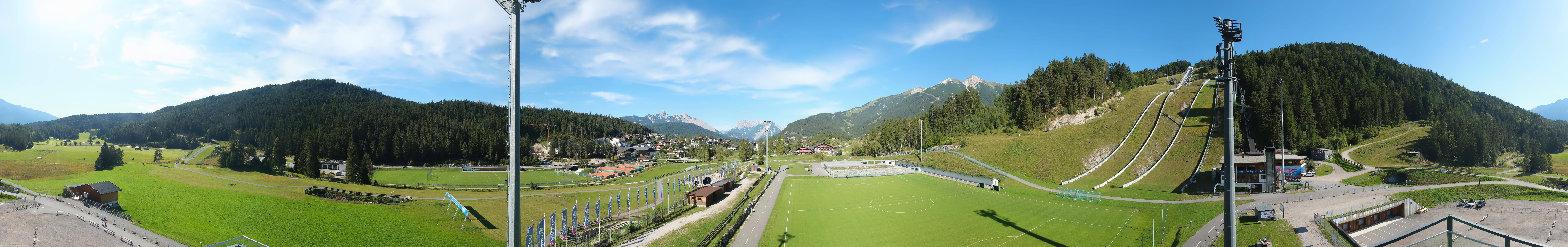 Archiv Foto Webcam Seefeld: Rundblick Casino Arena