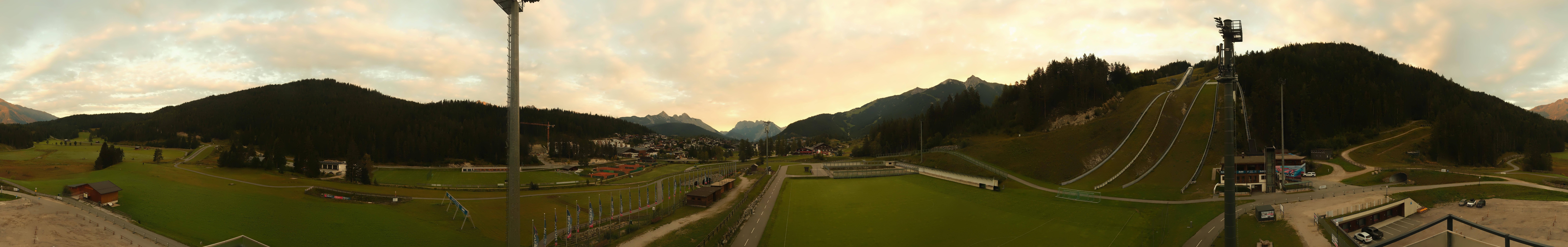 Archiv Foto Webcam Seefeld: Rundblick Casino Arena