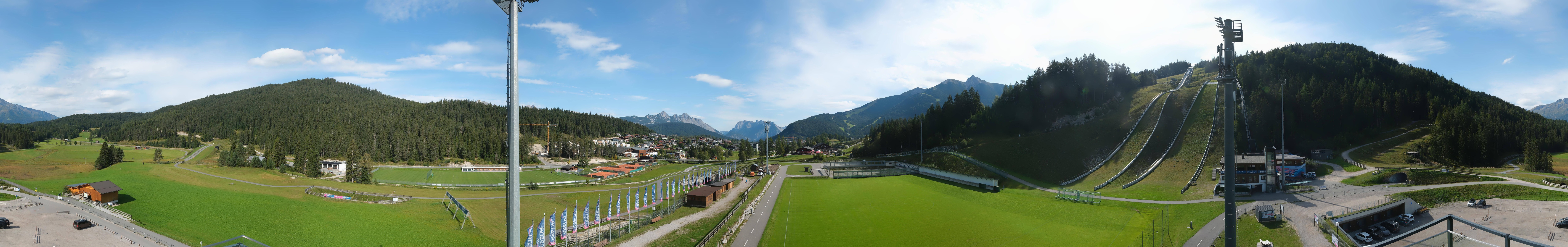 Archiv Foto Webcam Seefeld: Rundblick Casino Arena