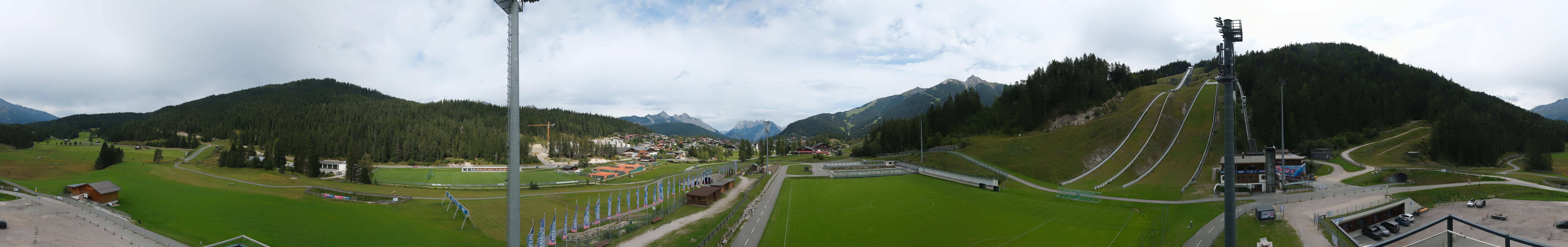 Archiv Foto Webcam Seefeld: Rundblick Casino Arena