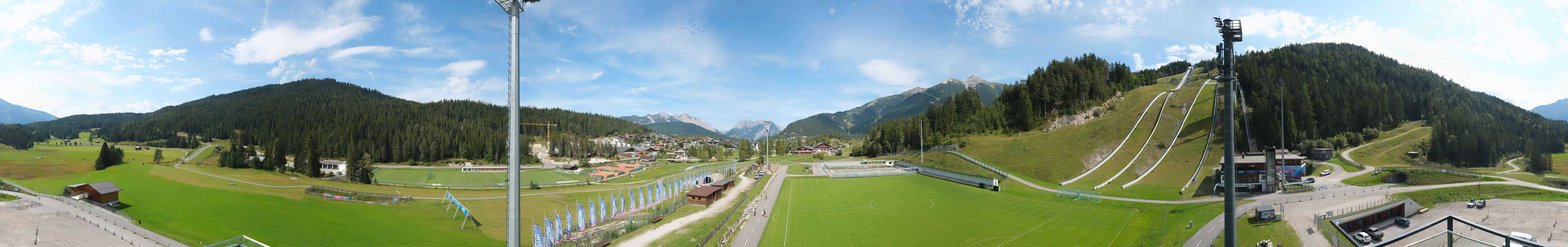 Archiv Foto Webcam Seefeld: Rundblick Casino Arena