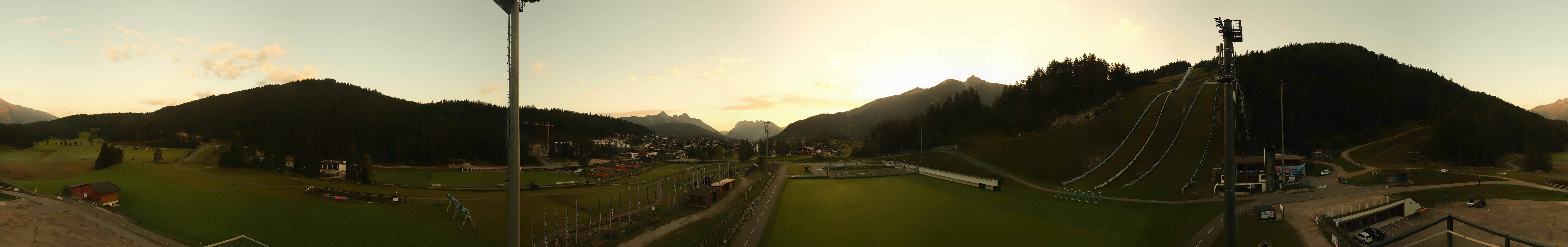 Archiv Foto Webcam Seefeld: Rundblick Casino Arena