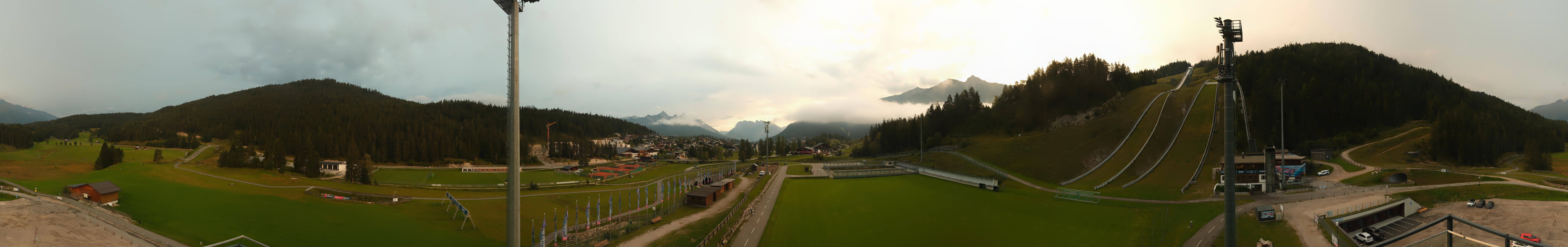 Archiv Foto Webcam Seefeld: Rundblick Casino Arena
