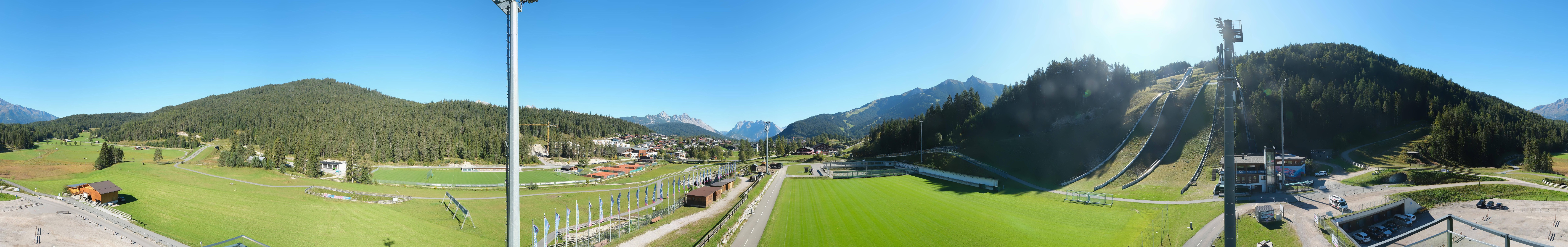 Archived image Webcam Panoramic view Seefeld Casino Arena