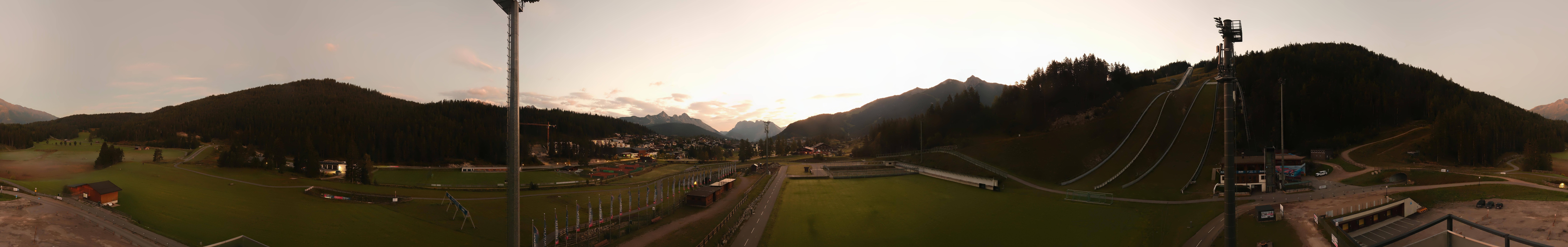 Archiv Foto Webcam Seefeld: Rundblick Casino Arena