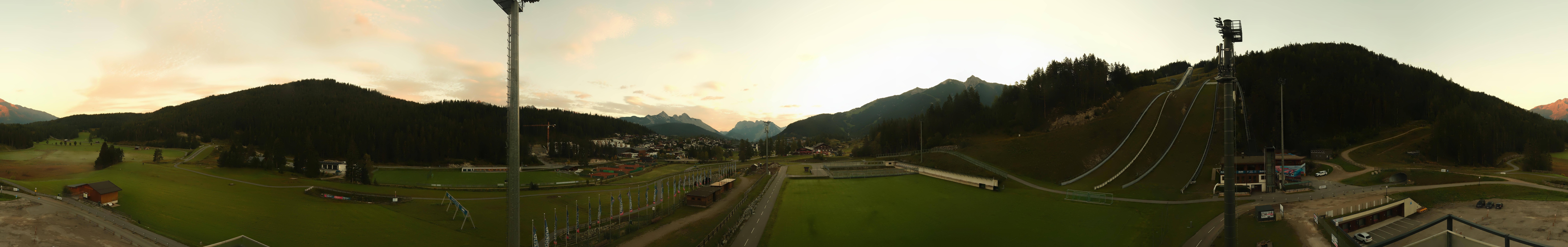 Archiv Foto Webcam Seefeld: Rundblick Casino Arena