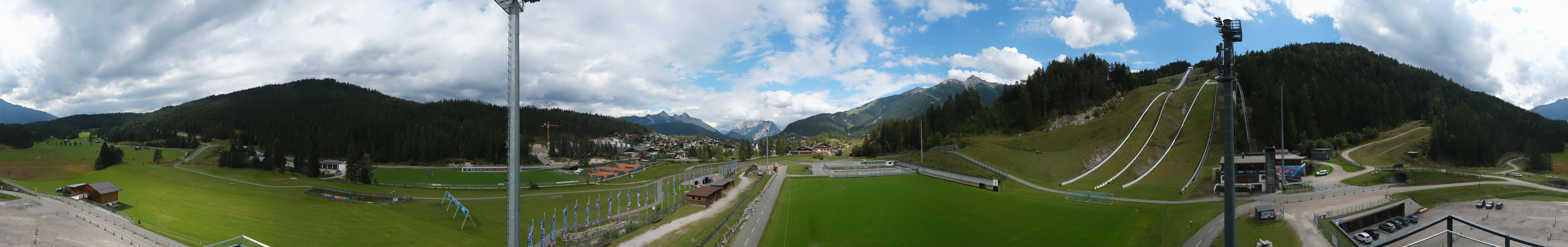 Archiv Foto Webcam Seefeld: Rundblick Casino Arena