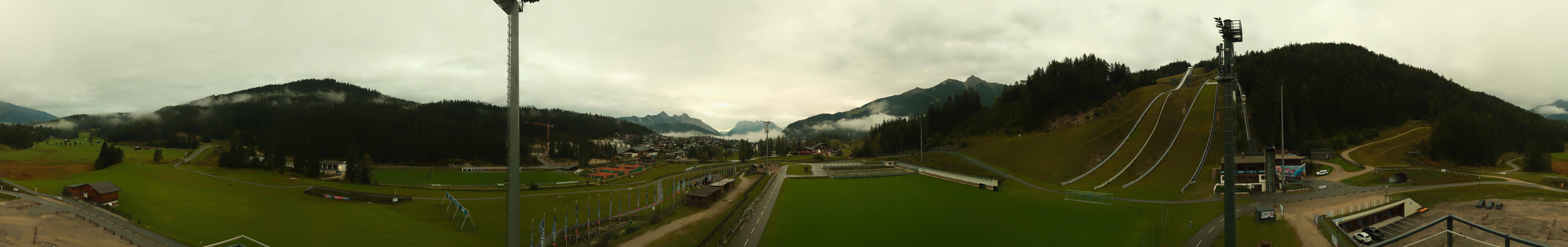 Archiv Foto Webcam Seefeld: Rundblick Casino Arena