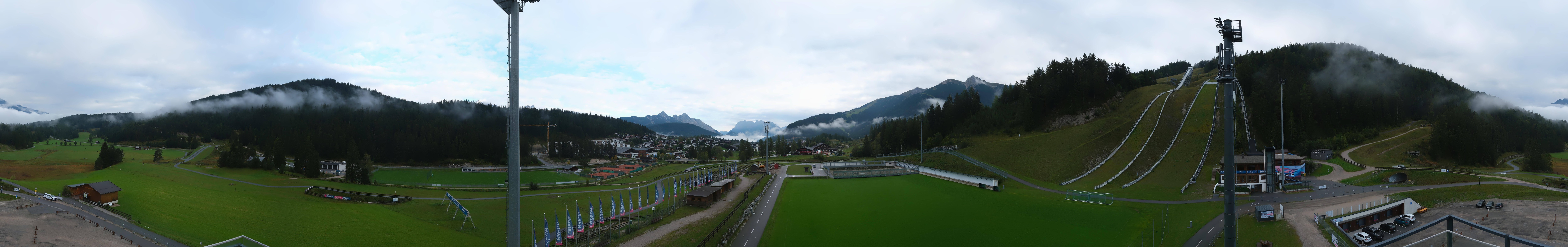 Archiv Foto Webcam Seefeld: Rundblick Casino Arena