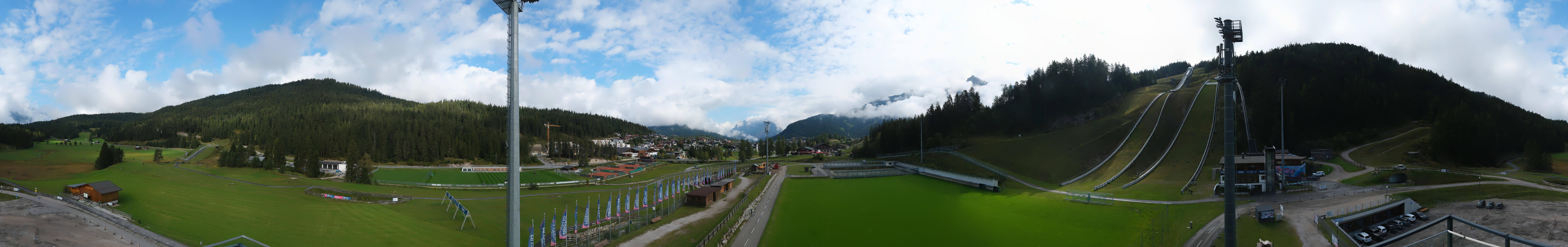 Archiv Foto Webcam Seefeld: Rundblick Casino Arena